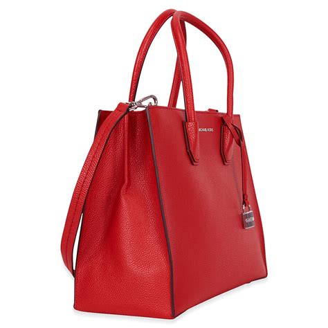 red leather michael kors bag|Michael Kors bright red wallet.